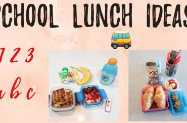 SCHOOL LUNCH IDEAS / Kids Favorite Lunches / 5 Healthy lunches