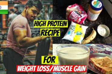 High PROTEIN Breakfast Recipe For Weight Loss /Muscle Mass & BULKING | Indian Bodybuilding Diet 2020