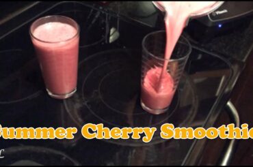 Summer Cherry Smoothie - Healthy Breakfast Ideas