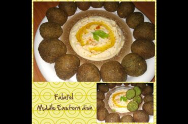 #Artsandwich  Falafel Middle Eastern snack فلافل ,फलाफिल How to make crispy falafel