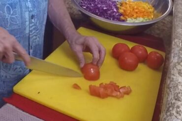 DIY Chopped Red Cabbage Salad
