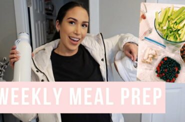 FOODS I MEAL PREP EVERY WEEK & TRAINING FOR A 5K VLOG