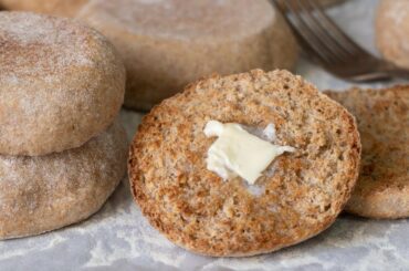 Whole Wheat English Muffins