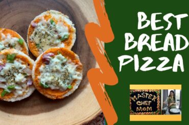 Easy Pizza on a Tawa | Bread Pizza For School Lunch Box | Pizza Discs By Masterchefmom