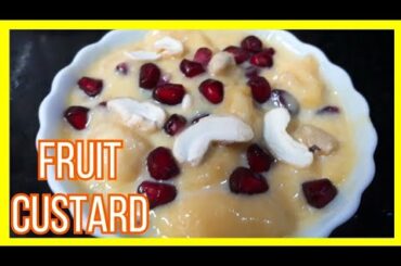 Fruit custard Recipe| Healthy Fruit custard Recipe | how to make fruit custard recipe by Neha's
