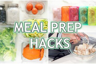 MUST KNOW Meal Prep Hacks For Quick And Healthy Meals!