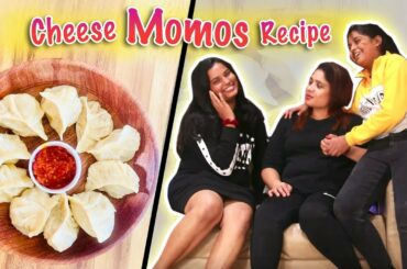 Veg Cheese Momos Recipe For Kids l  Snacks Recipes #ayuandanutwinsisters #cookwithasha