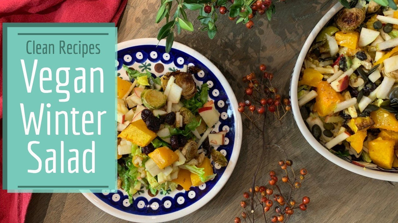 VEGAN winter salad | CLEAN RECIPES VEGAN winter salad | CLEAN RECIPES