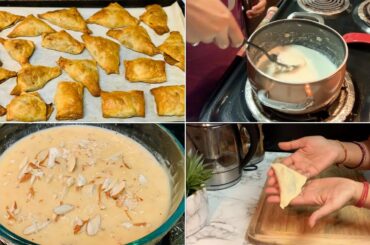 Indian Party Starters/Snack & Desert/Sweet Ideas | Quick VEG PUFF/ RABRI Recipes