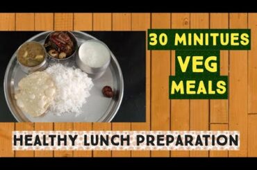 30 minutes veg meals preparation| greengram|Baby potato fry|healthy lunch