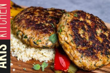 Chicken Burger Patties | Akis Petretzikis Kitchen