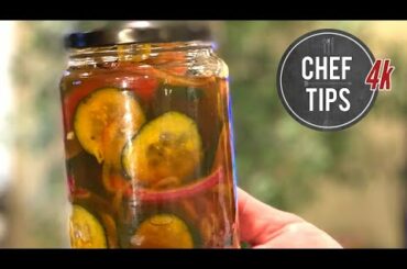 How to Make Pickles - 49ers Homemade Pickles Recipe | 4K | Chef Tips