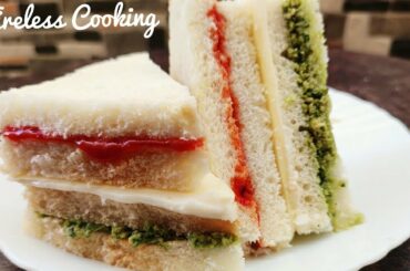 Republic Day Special Tri-Colour Sandwich | Cooking with out Fire for School Competition|