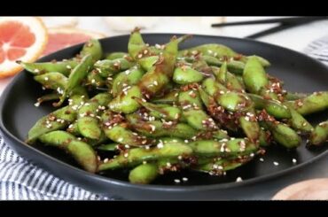 Spicy Garlic Edamame Garlic