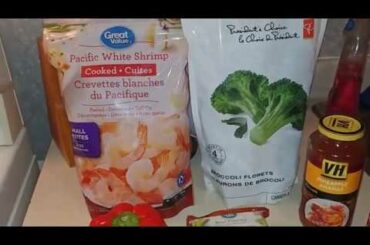 Simple spicy pineapple shrimp stir fry| healthy meals for weight loss| It's Chey's world