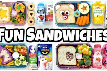 FUN and EASY SANDWICHES! School LUNCH IDEAS 🍎 Bunches of Lunches