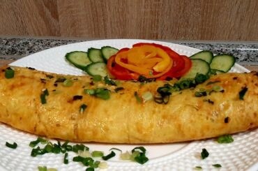 Scalloped potato Roll with Mushroom and vegetable Healthy Breakfast رول سبزیجات