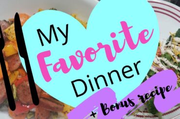 COOK WITH ME/MY FAVORITE DINNER/EASY DINNER/BUSY BECKY