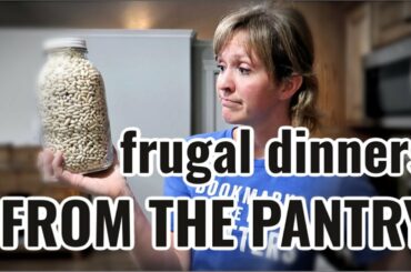 LARGE FAMILY DINNERS ON A BUDGET | WHAT'S FOR DINNER? | JANUARY 2020 PANTRY CHALLENGE