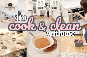 COOK AND CLEAN WITH ME 2020 // EXTREME CLEANING MOTIVATION // EASY MEAL IDEA