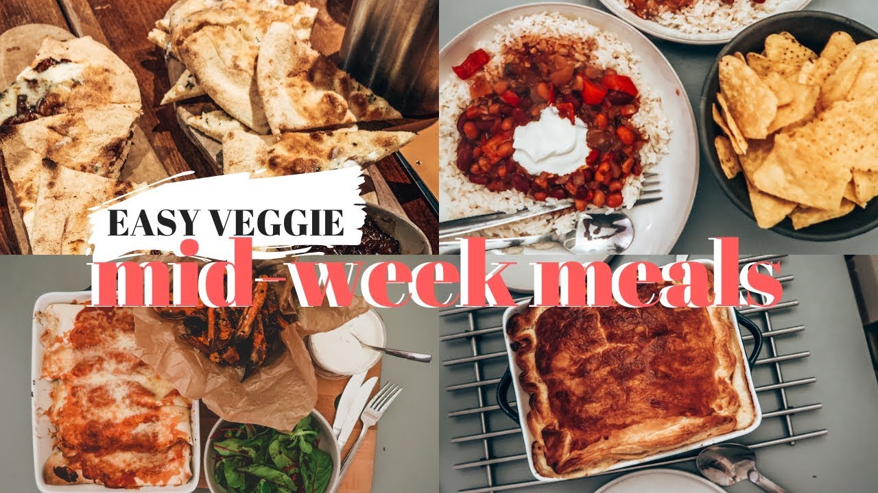 4 EASY VEGETARIAN MEAL IDEAS | MID WEEK SLOW COOKER RECIPES 4 EASY VEGETARIAN MEAL IDEAS | MID WEEK SLOW COOKER RECIPES