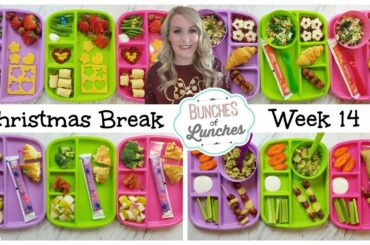 School Lunch Ideas || Christmas Break Edition + What They Ate || Bunches of Lunches