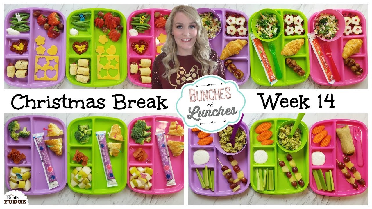 School Lunch Ideas || Christmas Break Edition + What They Ate || Bunches of Lunches School Lunch Ideas || Christmas Break Edition + What They Ate || Bunches of Lunches