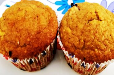 Apple-Oatmeal Muffins Healthy | #PDFOODS