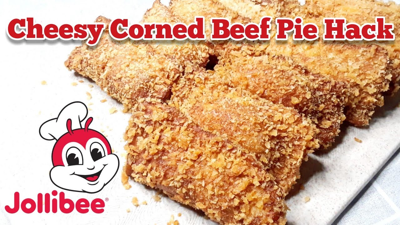 Cheesy Corned Beef Pie Recipe | No Bake Jollibee Breakfast Pie Hack | Quick and Easy Snack for Kids Cheesy Corned Beef Pie Recipe | No Bake Jollibee Breakfast Pie Hack | Quick and Easy Snack for Kids