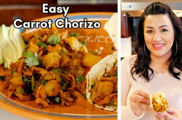 How to make Chorizo Carrot | Vegan Mexican Food Recipes | EP11 2020