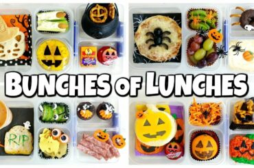HALLOWEEN🎃 School LUNCH ideas for JK, 1st Grader, 3rd Grader 🍎 Bunches of Lunches