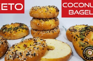 HOW TO MAKE KETO GOLDEN COCONUT BAGELS - THE CHEAPEST, HEALTHIEST & LOWEST CARB BREAD