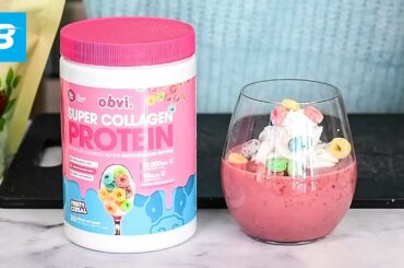 Fruity Lovers Smoothie Recipe | Obvi Super Collagen Protein