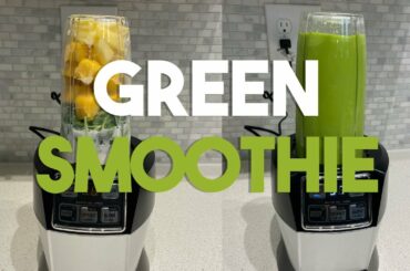 Green Smoothie Recipe (Quick and Healthy Breakfast Idea)