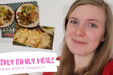 FAMILY WEEKLY MEALS (SLIMMING WORLD FRIENDLY!) | HEALTHY FAMILY DINNERS