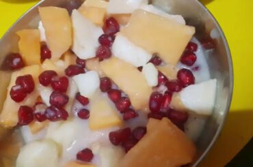 Tasty and Healthy Fruit Salad!! 5 Minutes Salad!!