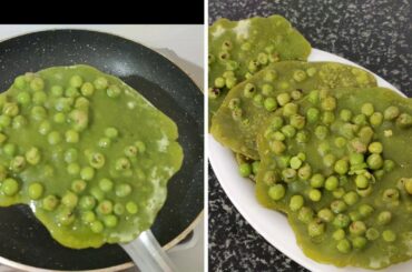 Healthy Palak Batani Breakfast//Instant Healthy & Tasty Recipe// Kids lunch box recipe