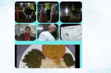 HUSBAND TIFFIN RECIPES|pudina chutney banana hai•weight loss exercise● amazon ka parcel aagaya😁✌