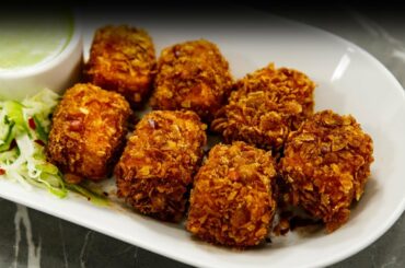 Kurkure Paneer Recipe - Crunchy Evening Snack - CookingShooking