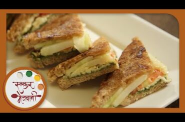 Veg Cheese Toast Sandwich | Easy Mumbai Street Food | Recipe For Kids by Archana in Marathi