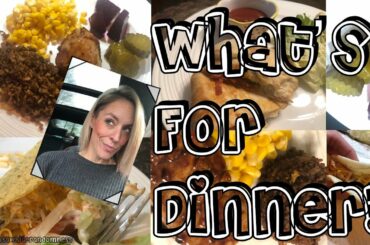 What's For Dinner? 🍽 | Easy Weeknight Meal Ideas 🍴🍕| Air Fryer Recipes | Easy Pizza Pockets