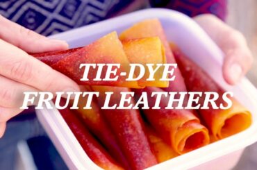 How to Make Tie-Dye Fruit Leathers - REI Camping Recipes