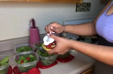 MEAL PREP WITH ME: SALADS & MORE😍