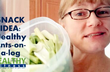 Snack idea: Healthy Ants-on-a-log