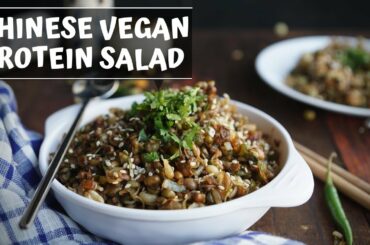 Vegan Protein Chinese Salad | चाइनीज चना सलाद | Healthy easy quick yummy salad | Cookholics'