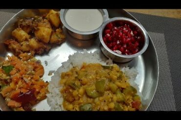 South Indian Lunch Menu // Healthy Veg Lunch Menu in Tamil