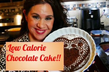 Low calorie Chocolate Cake, 81 calories a slice!! Low calorie cake you need to try
