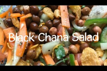 Black Chana Salad for weight loss recipe/ Kala Chana salad / Chickpea salad / Kabuli chana salad