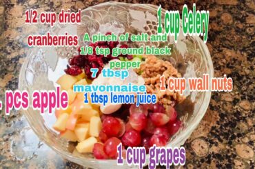 WALDORF SALAD RECIPE