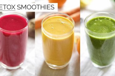 How to lose weight fast in 21 days |3 DETOX SMOOTHIE RECIPES | easy & healthy smoothies